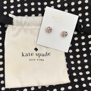 Kate Spade Sparkling Lady Marmalade Rose Gold Earrings